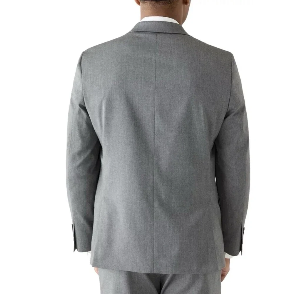 Michael Strahan Collection Wool Blend Gray Suit Jacket Blazer Men’s 44R NWOT